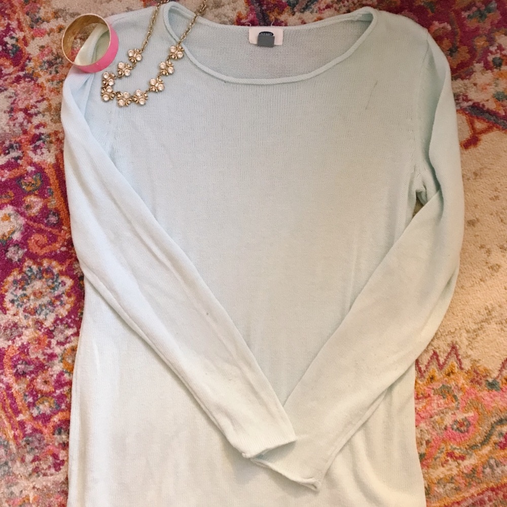 Mint Green Old Navy Sweater